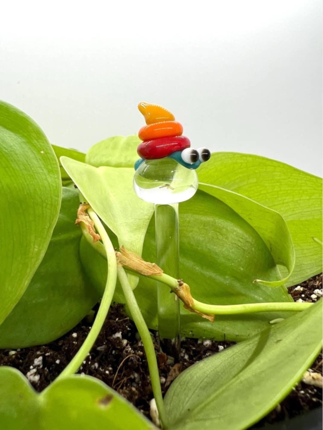 Snail Plant Stake- Primary Colors