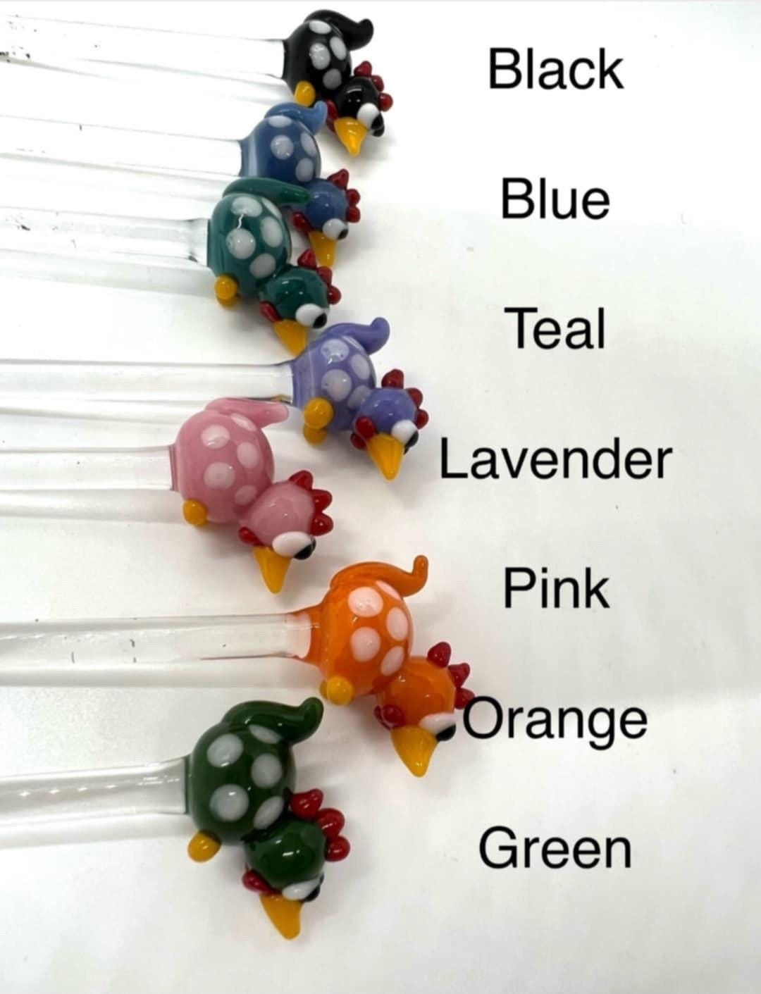 Chicken Plant Stake- Choose Your Favorite Color